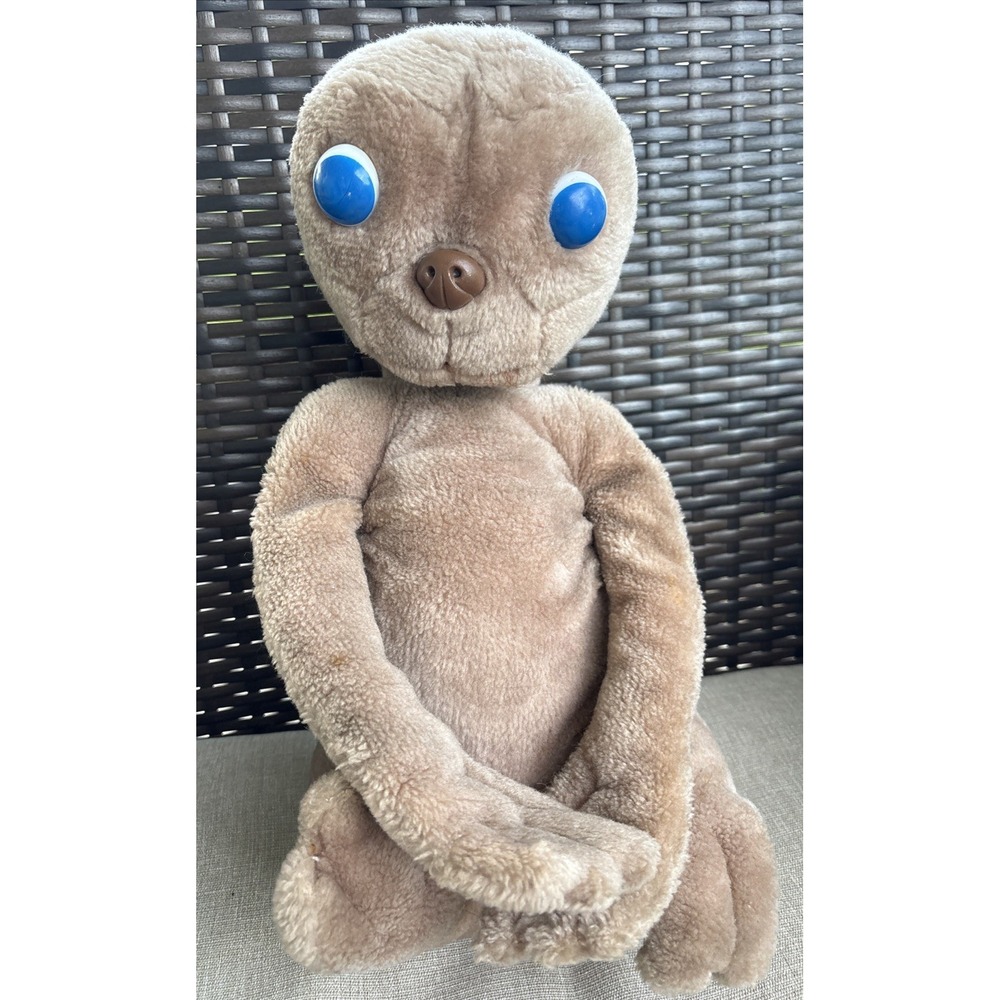 Vintage 1982 E.T. 15" Plush Kamar Universal ET Movie Doll Toy Stuffed Animal